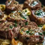 Cracked Garlic Steak