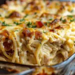 Creamy Southern Spaghetti Bake