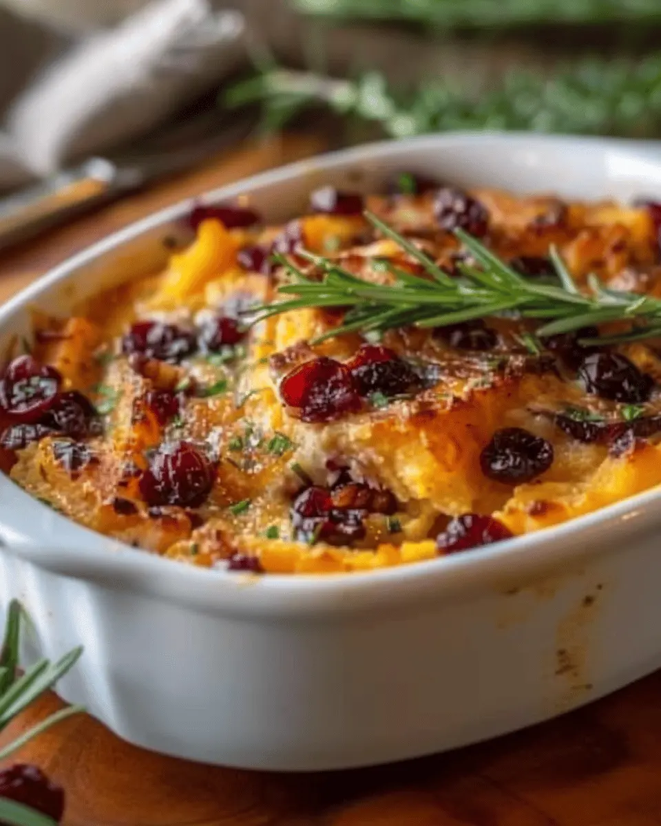 Sweet Potato &amp; Cranberry Gratin: A Comforting and Indulgent Twist