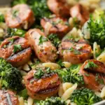 Chicken Sausage and Broccoli Orzo