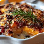 Sweet Potato & Cranberry Gratin