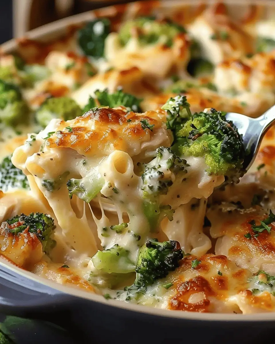 Chicken and Broccoli Alfredo Bake: Easy Comfort Food Delight