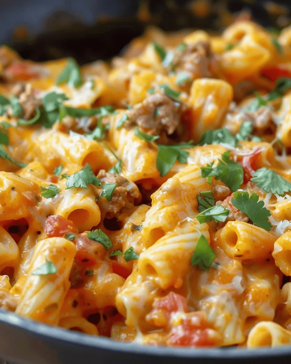 Rotel Pasta Fiesta: Creamy Turkey Bacon and Chicken Ham Delight