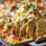 Creamy Southern Spaghetti Bake