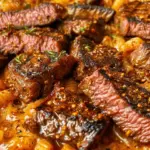 Cheesy Spicy Cajun Steak