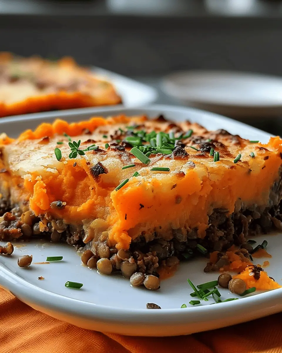 Sweet Potato &amp; Lentil Shepherd’s Pie: A Cozy, Nutritious Twist