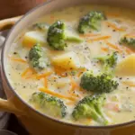 Cheddar Broccoli Potato Soup