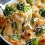 Chicken and Broccoli Alfredo Bake