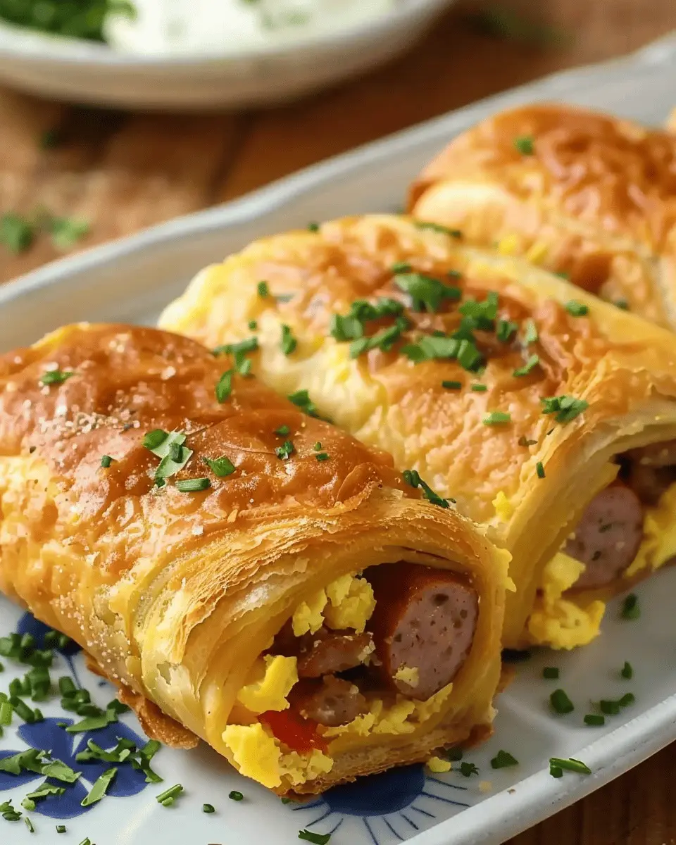 Sausage Egg Breakfast Roll-Ups: Easy and Delicious for Any Morning