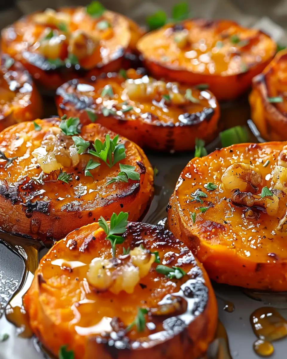 Roasted Sweet Potato Rounds with Honey: Easy and Delicious Snack