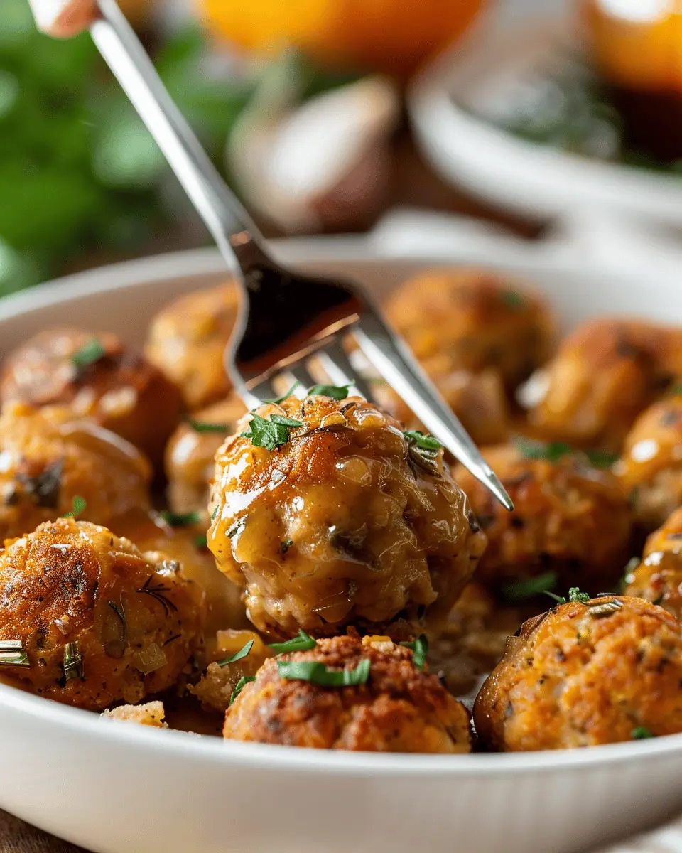 Thanksgiving Stuffing Balls: Easy Turkey Bacon & Chicken Ham Delight