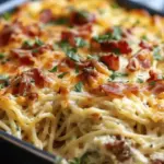 Creamy Southern Spaghetti Bake