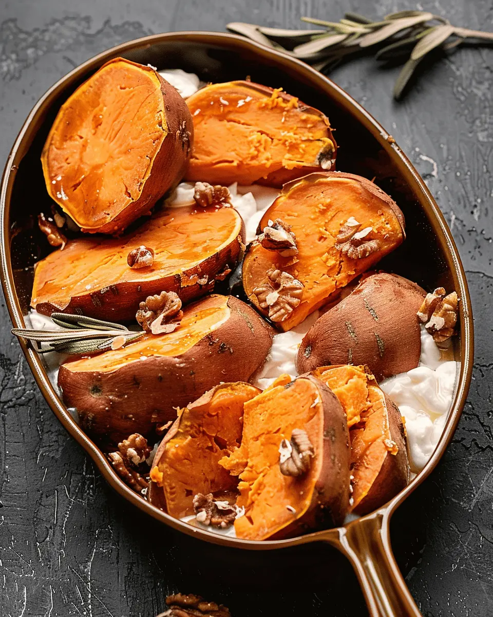 Southern Maple Sweet Potato Casserole with Turkey Bacon Delight