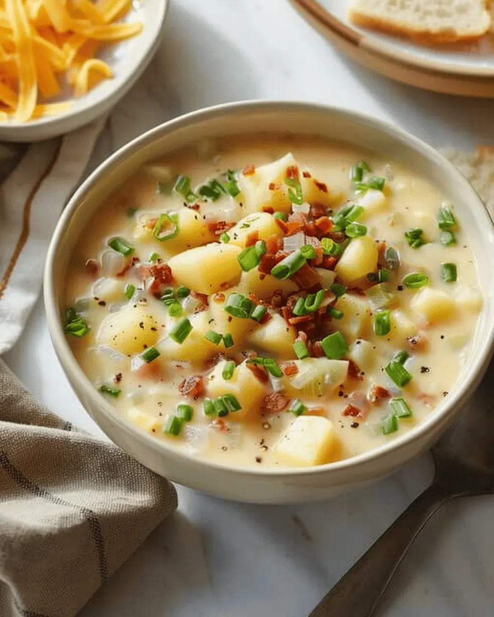Crockpot Potato Soup: Easy Comfort with Turkey Bacon and Chicken Ham