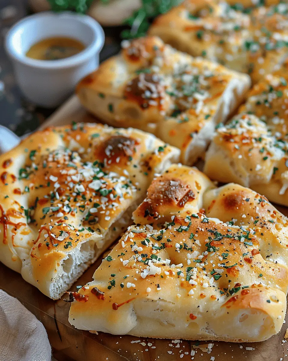 Garlic Parmesan Focaccia Bread: The Best Recipe for Your Table