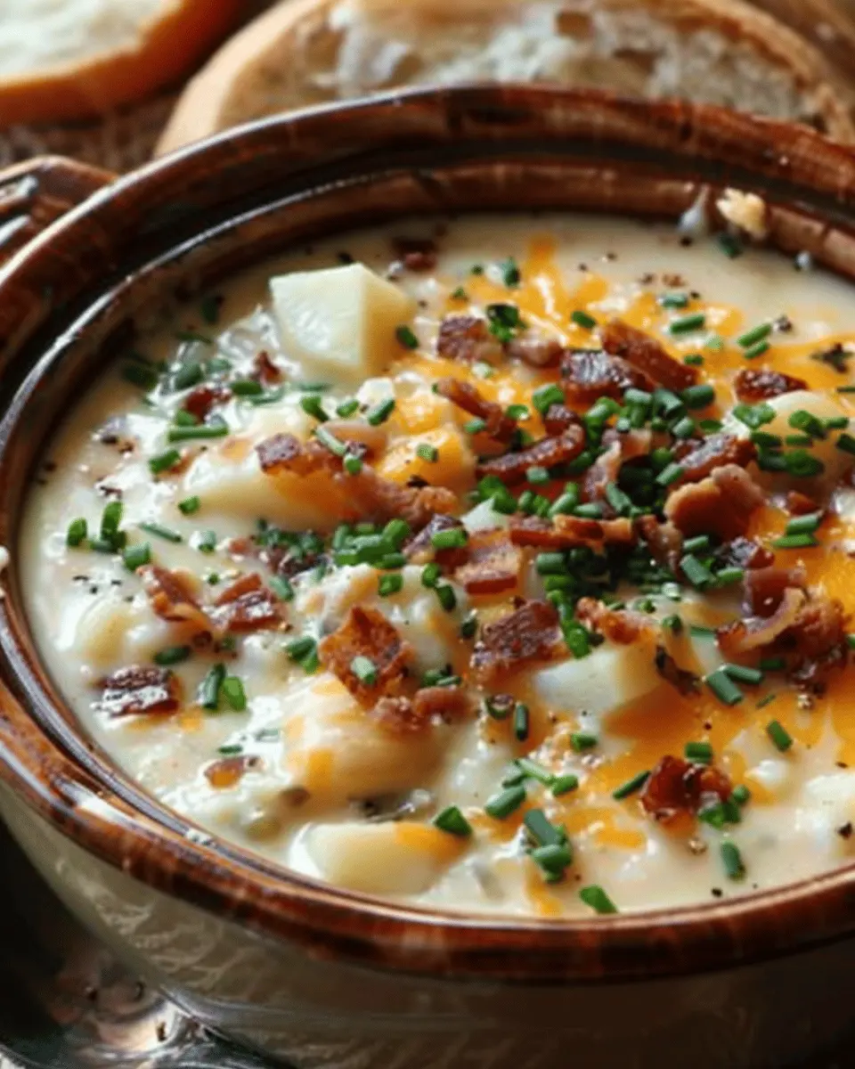 Crock Pot Crack Potato Soup: Easy Recipe with Turkey Bacon and Chicken Ham