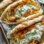 Sheet Pan Chicken Pitas with Herby Ranch