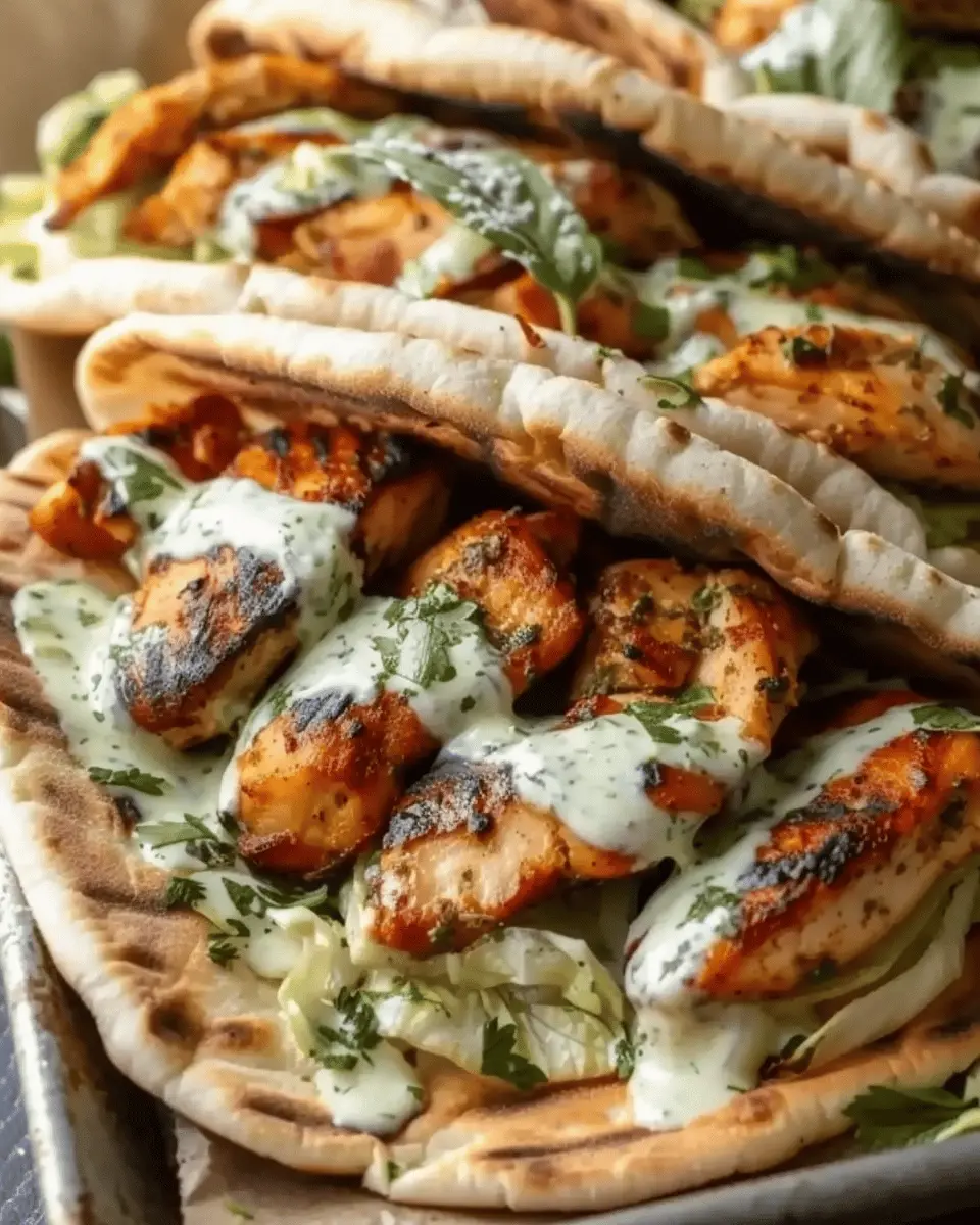 Sheet Pan Chicken Pitas with Herby Ranch: Easy and Flavorful!