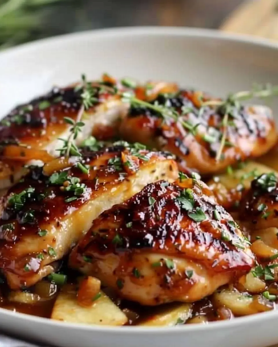 Sticky Apple Cider Chicken: A Juicy Autumn Delight for Dinner