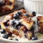 Blueberry Cinnamon Roll Casserole