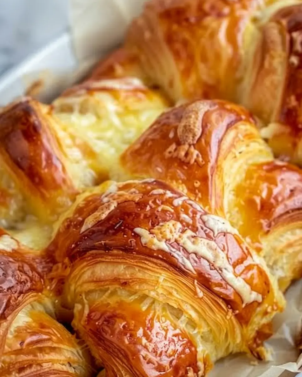 Croissant Bake: Easy Turkey Bacon and Chicken Ham Delight