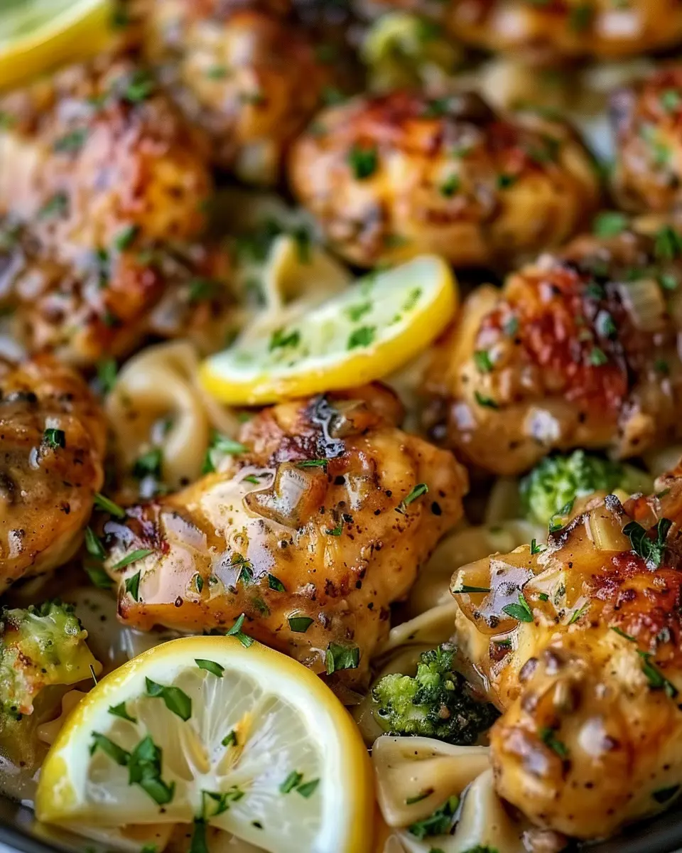 Cowboy Butter Lemon Bowtie Chicken: Easy and Flavorful Delight