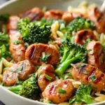 Chicken Sausage and Broccoli Orzo