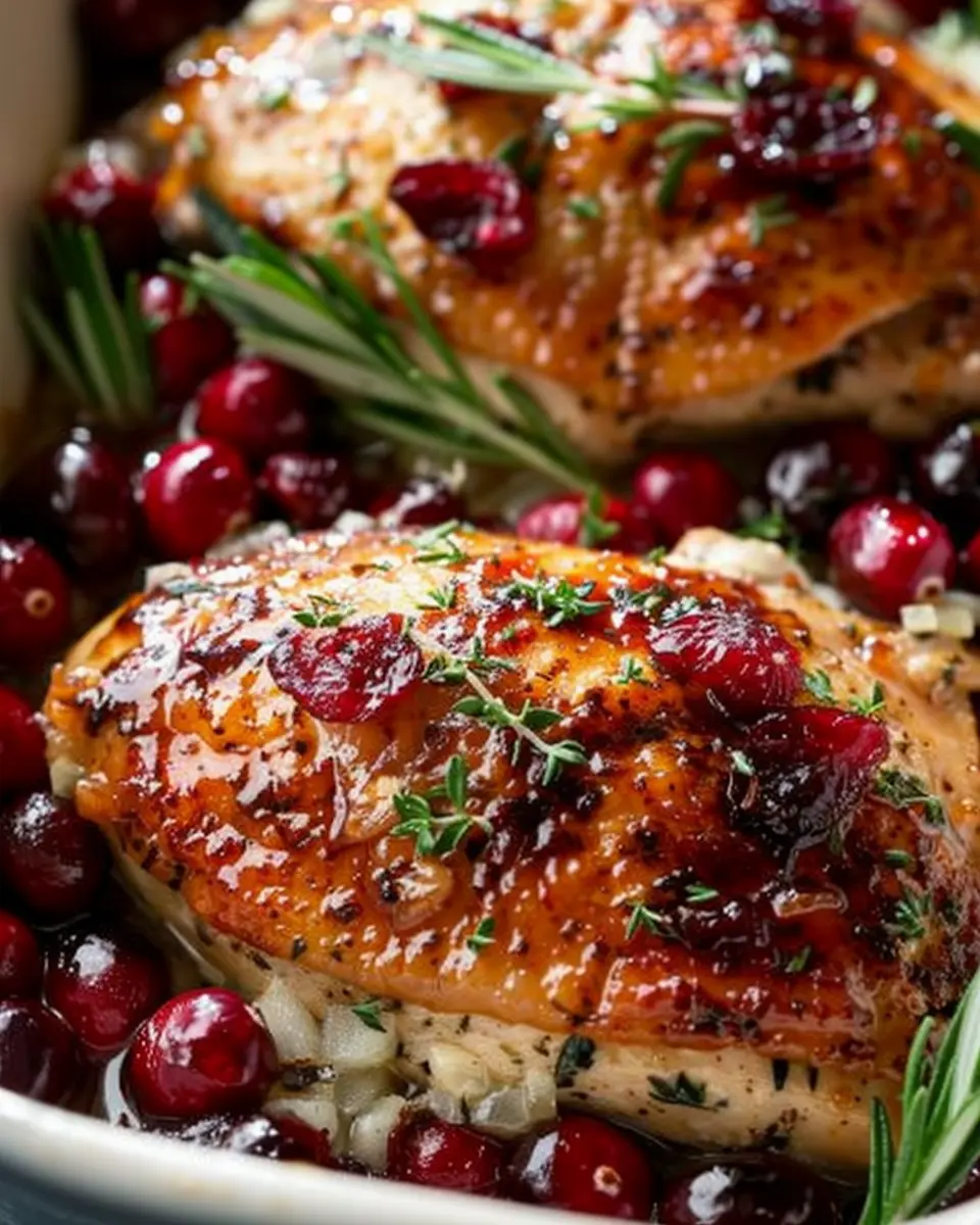 Honey Cranberry Chicken Bake: Easy Comfort Food Delight