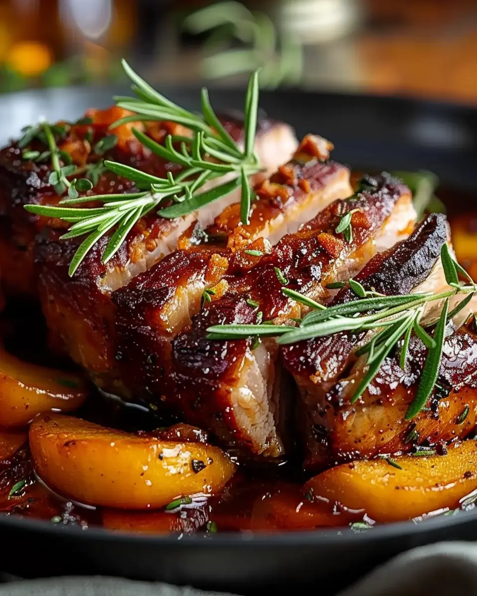 Apple Cider Pork: Juicy Beef with Turkey Bacon Delight