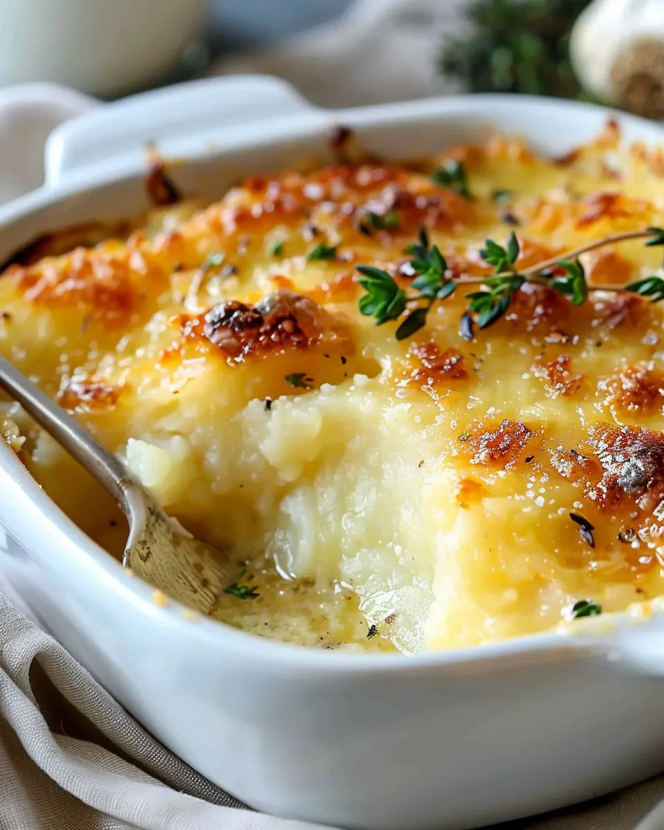 Copycat Ruth’s Chris Potatoes au Gratin with Turkey Bacon Delight