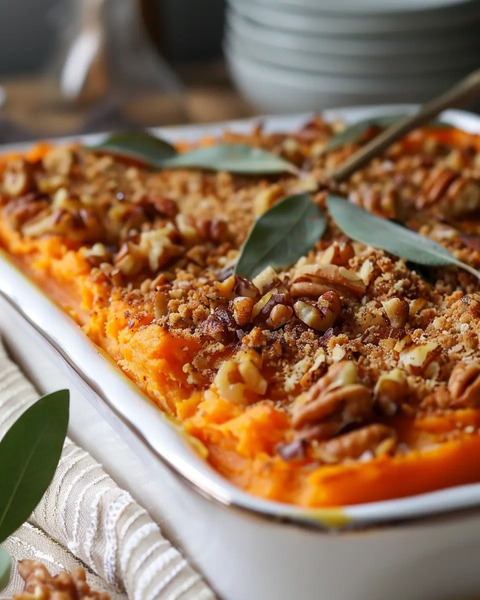 Sweet Potato Casserole Delight: Easy Recipe with Turkey Bacon