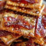 Maple Candied Bacon Crackers