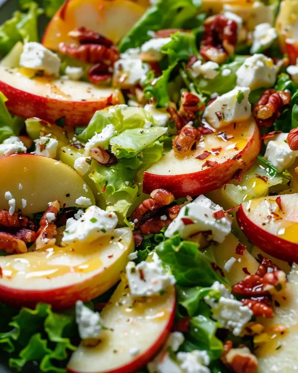 Honeycrisp Apple Feta Salad: A Refreshingly Easy Delight
