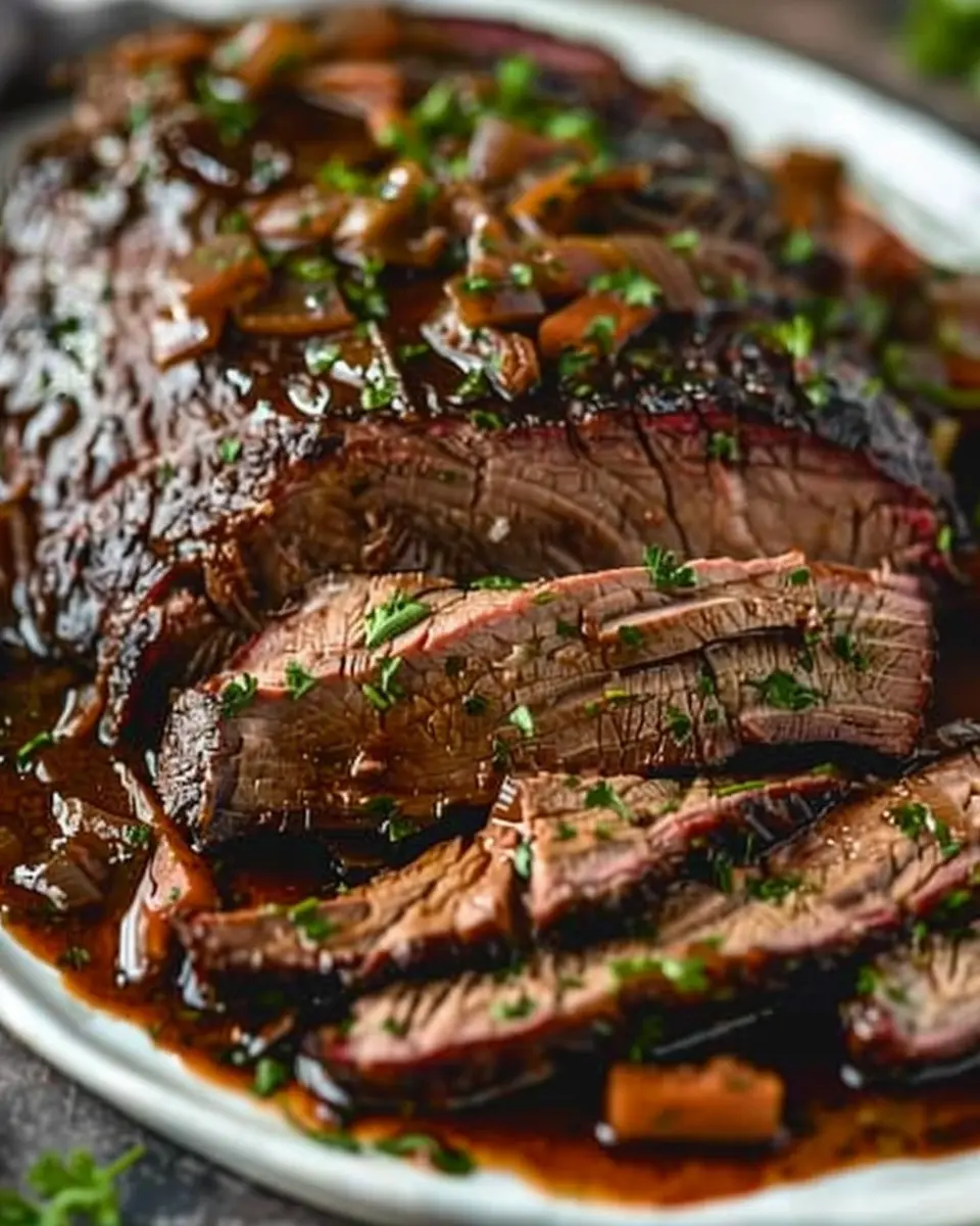 Savory Red Wine Braised Brisket: A Hearty Comfort Dish