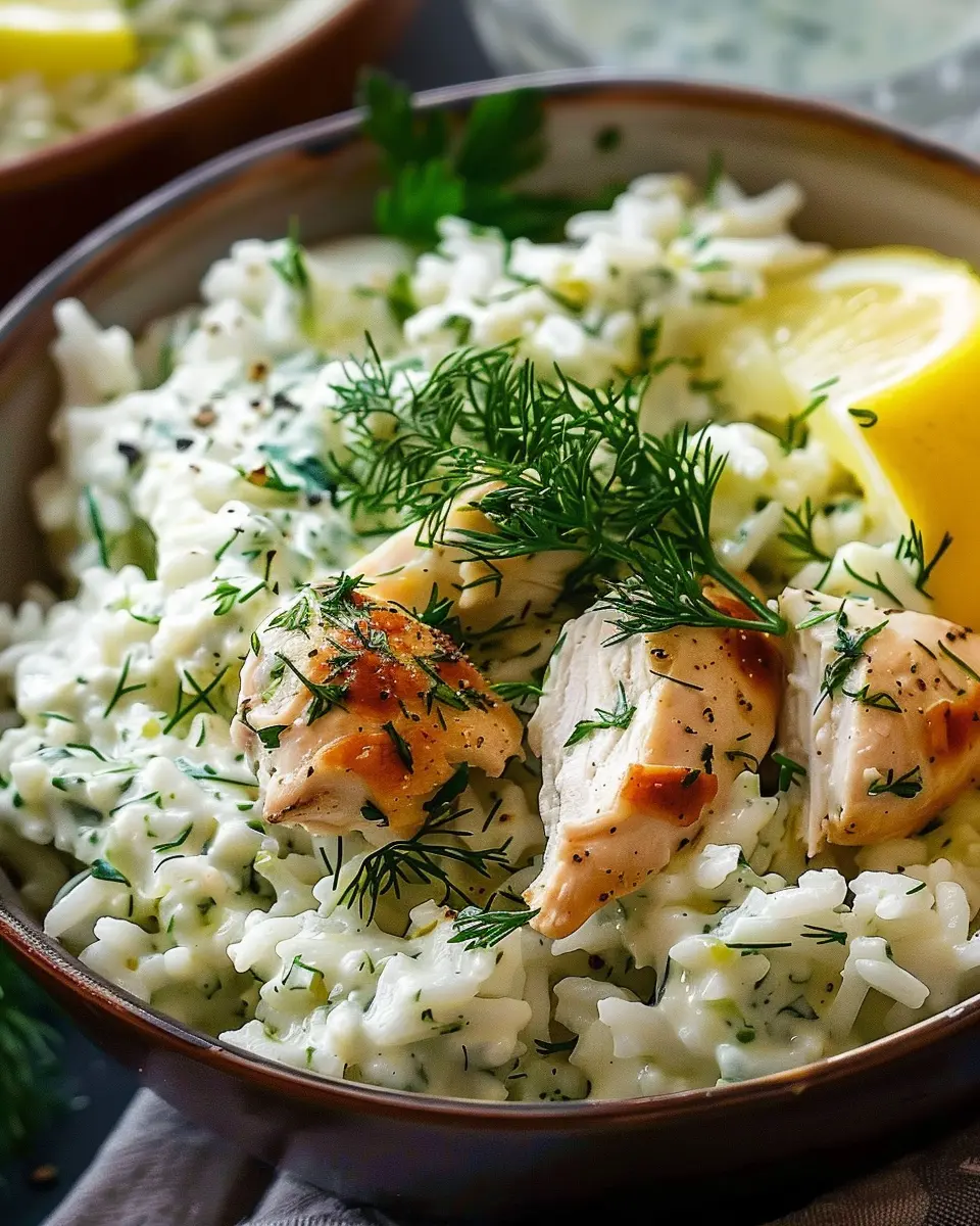 Dump-and-Bake Chicken Tzatziki Rice: Easy Comfort Food for All