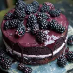 Blackberry Velvet Gothic Cake