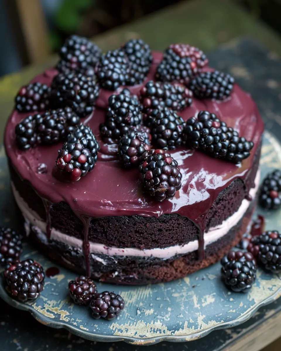 Blackberry Velvet Gothic Cake: A Decadent Twist on Tradition