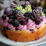 Blackberry Olive Oil Cake