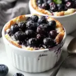 Baked Blueberry Cottage Cheese Bowls