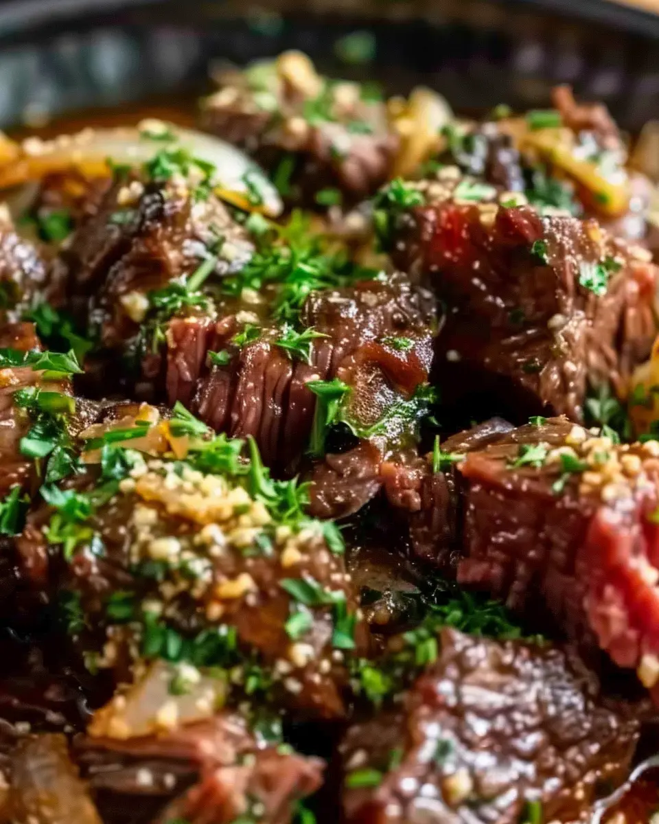 Slow Cooker Garlic Butter Beef: Easy Comfort Food Delight