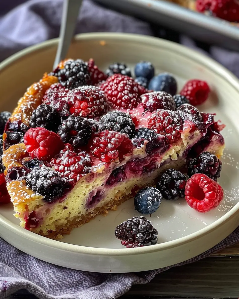 Triple Berry Protein Bake: The Best Healthy Treat for Everyone