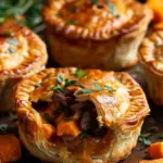 Savory Irish Beef Sweet Potato Mini Pies