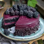 Blackberry Velvet Gothic Cake
