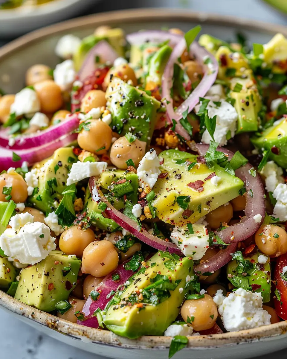 Chickpea Feta Avocado Salad That’s Easy and Irresistibly Fresh