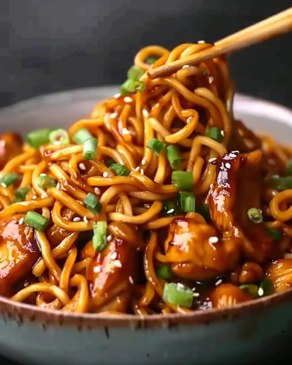 Sticky Garlic Chicken Noodles: Easy Comfort Food You’ll Love