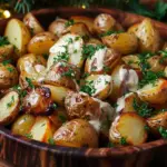 Creamy Mustard Roasted Potatoes