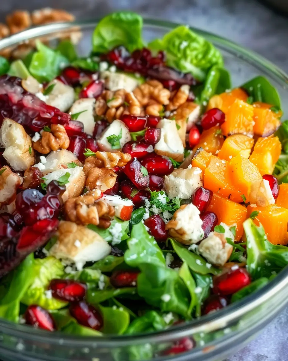 Christmas Salad: A Refreshing Twist with Turkey Bacon and Chicken Ham