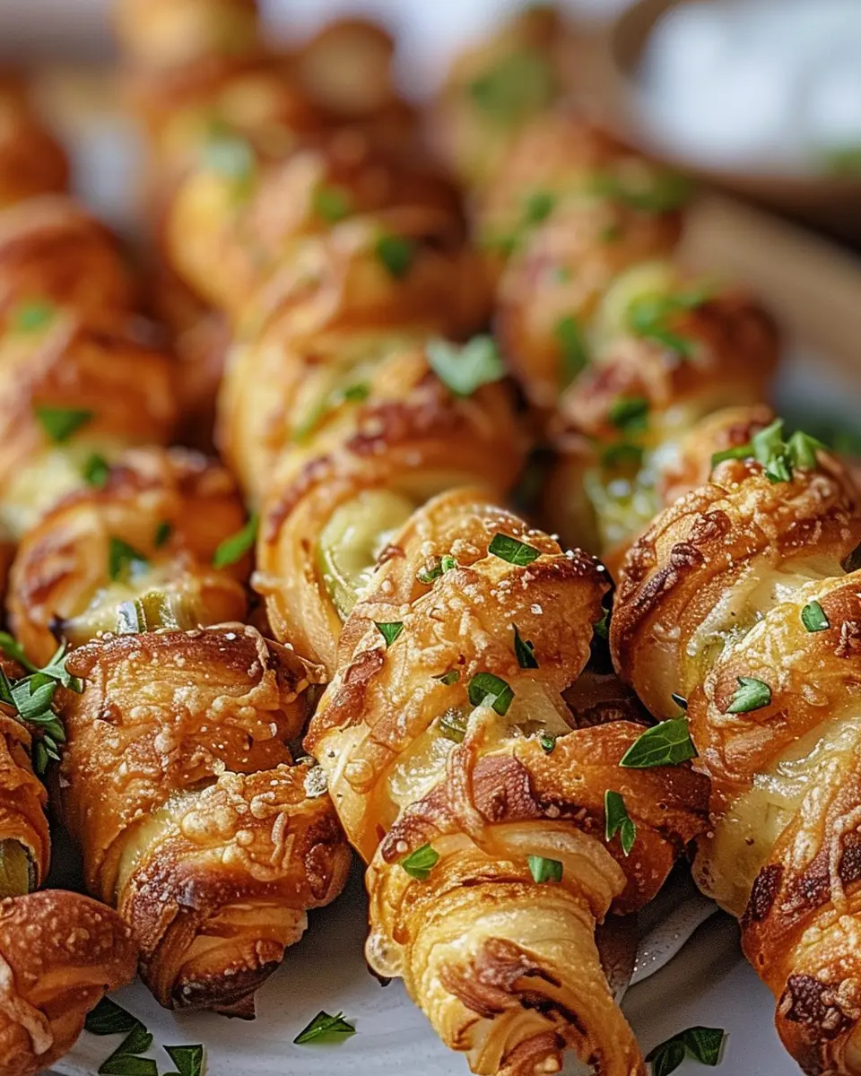 Delicious Jalapeno Popper Twists with Turkey Bacon and Chicken Ham