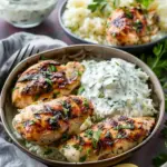 Dump-and-Bake Chicken Tzatziki