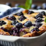 Blueberry Cottage Cheese Breakfast Bake